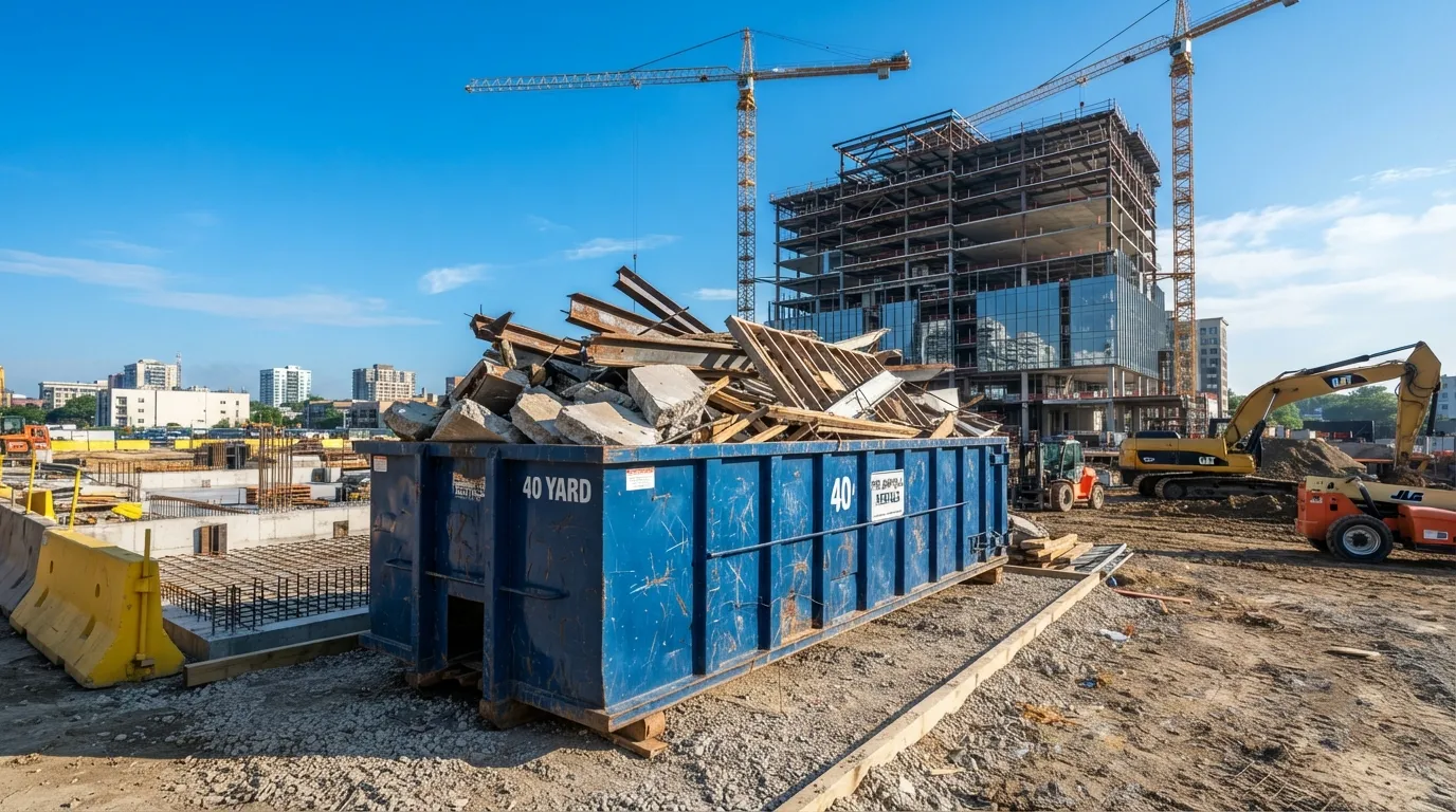 40 yard dumpster rental from our Everett fleet