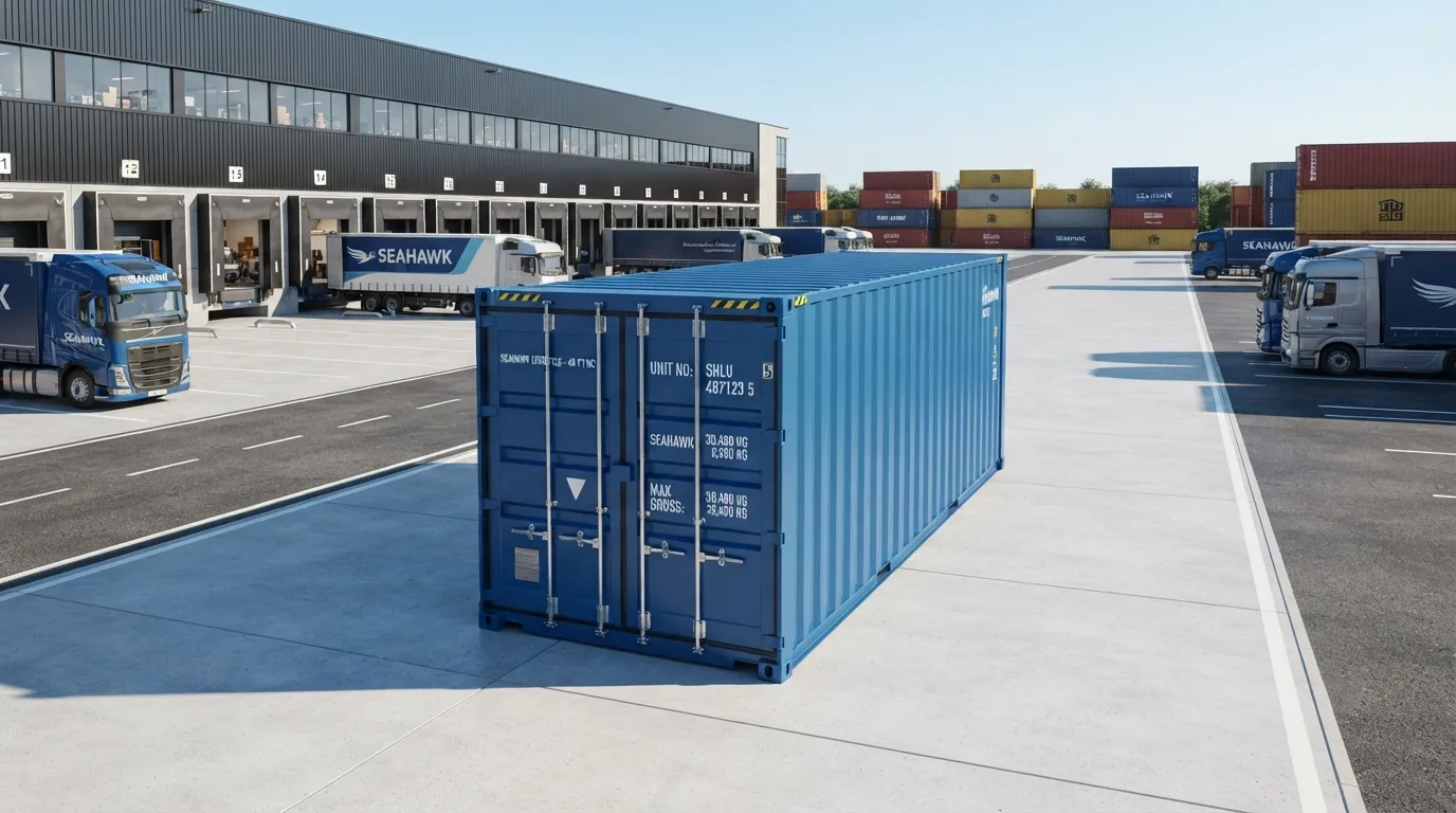 40ft storage container from our Everett fleet